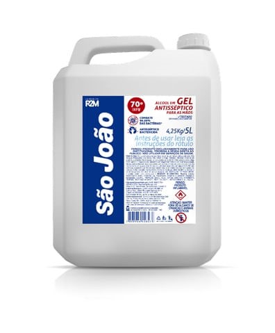 Alcool Gel São João Antisseptico 5L