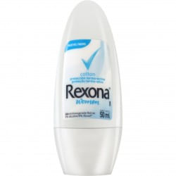 Desodorante Antitranspirante Roll-On Rexona Feminino Cotton Dry 50ml