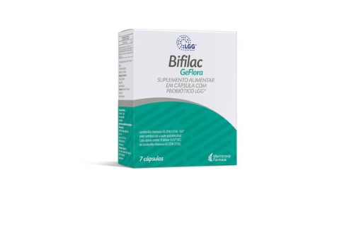 Suplemento Alimentar Bifilac Geflora com 7 Cápsulas