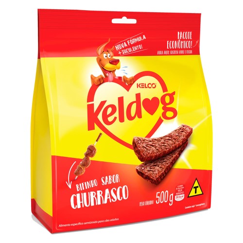 Bifinho Keldog Criadores Sabor Churrasco com 500g