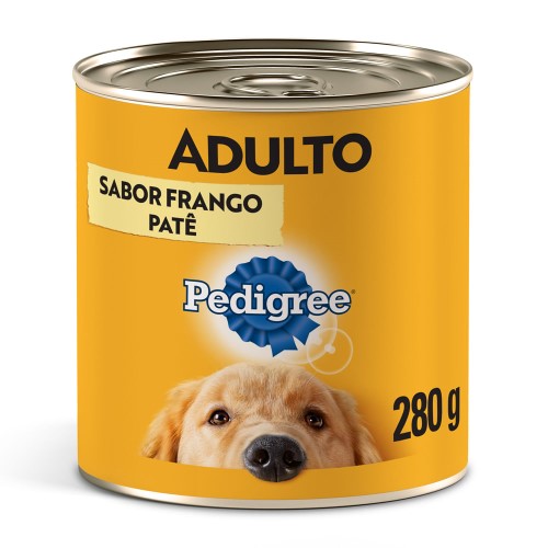 Ração para Cães Pedigree Adultos Lata Sabor Frango 280g