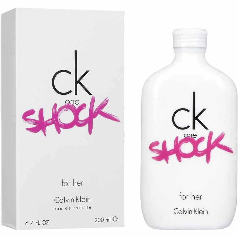 Ck One Shock For Her Eau De Toilette Perfume Feminino 200 Ml