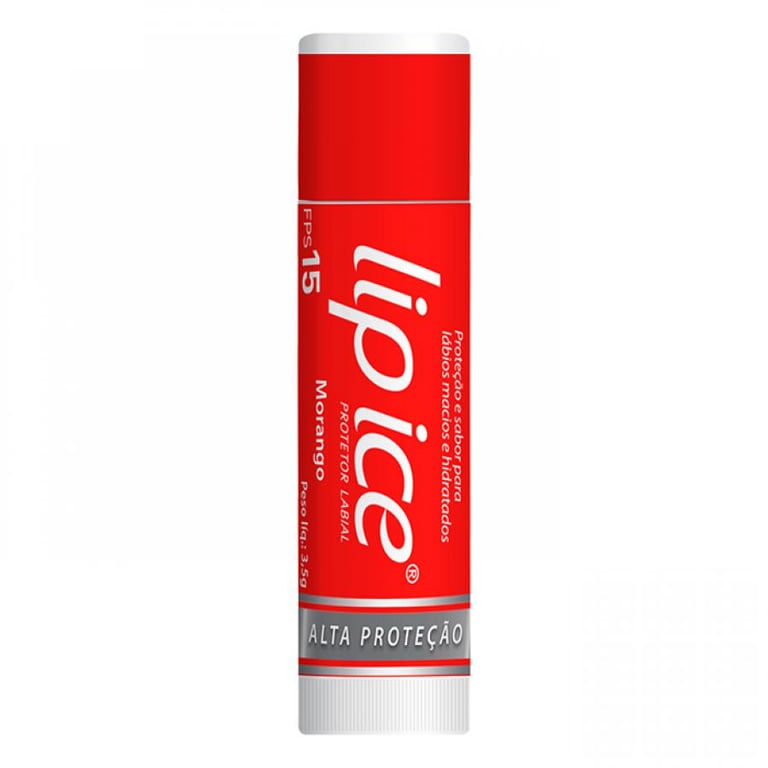 Protetor Labial Lip Ice One Morango Fps 15