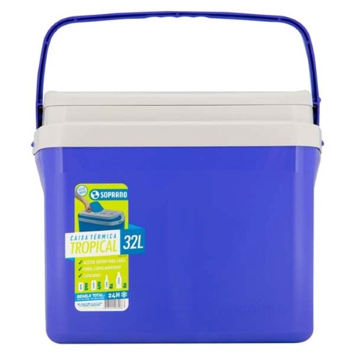 Caixa Térmica Tropical Azul 32L