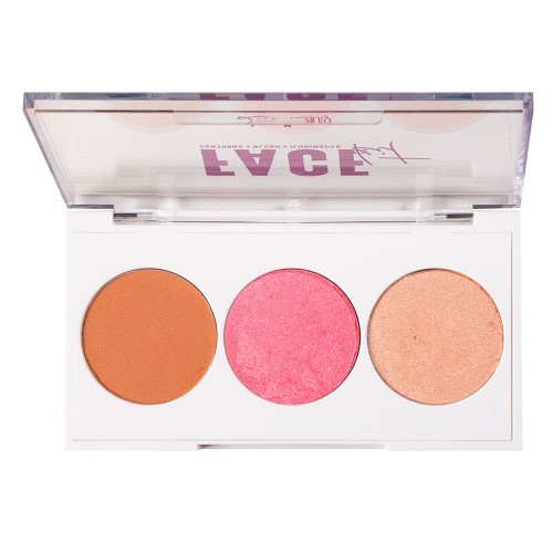 Paleta de Blush e Iluminador Luv Beauty - Face kit