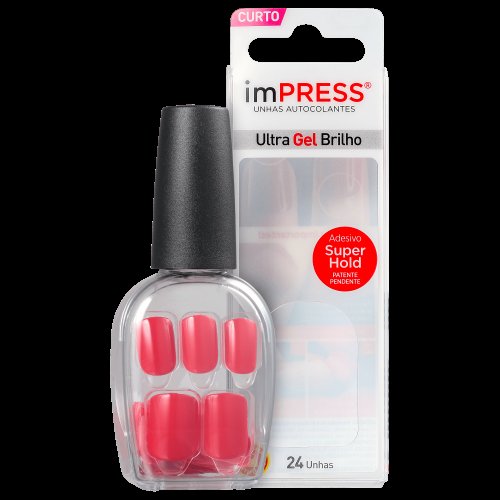 Unhas de Gel Curtas Autocolantes imPRESS - Call My Agent