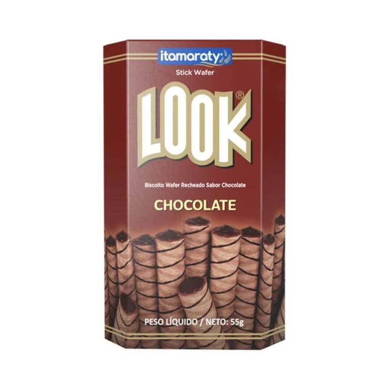 Wafer Itamaraty Look Chocolate 55G