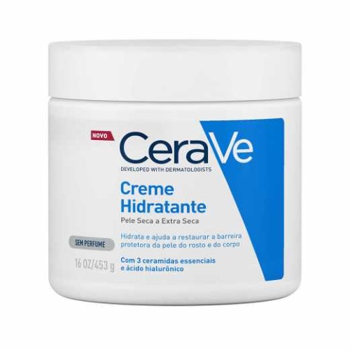 Creme Hidratante Corporal CeraVe Pele Seca e Extra Seca 453g