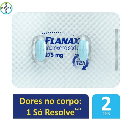 Flanax 275mg com 2 comprimidos