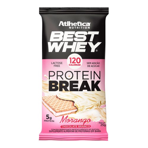 Best Whey Protein de Morango e Chocolate Branco 25g