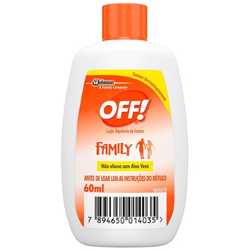 Loção Repelente OFF! Family 60ml