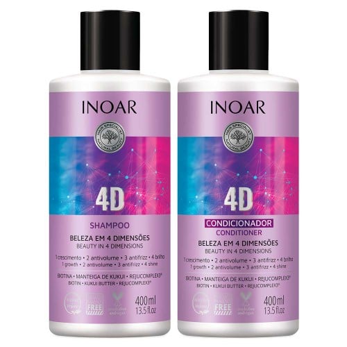 Inoar 4D Kit Shampoo + Condicionador