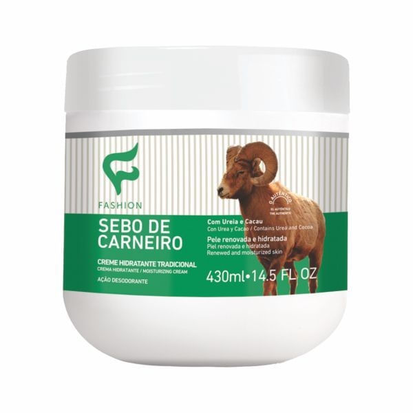 Loção Hidratante Fashion Sebo De Carneiro Ureia 430ml