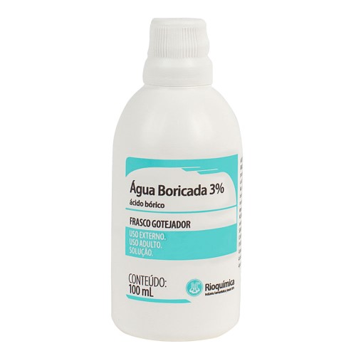 Água Boricada Rioquímica 100ml