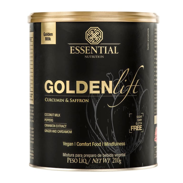 Mistura Para Preparo De Bebida Vegetal Essential Golden Lift 210g