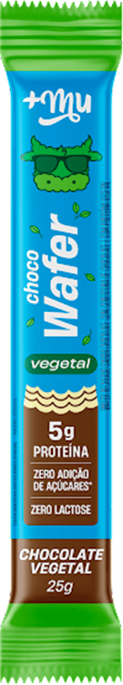 MAIS MU BISCOITO CHOCO WAFER CHOCOLATE VEGETAL 25 G x 1