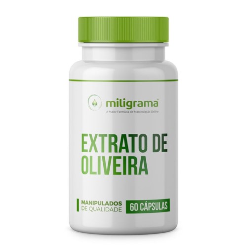 Extrato de Oliveira 400mg 60 Cápsulas