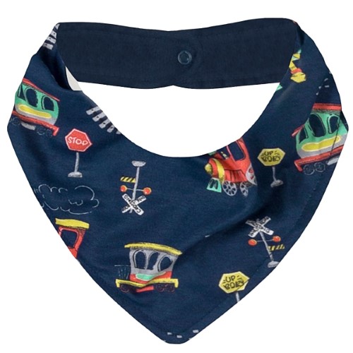 Babador Bandana para bebê em suedine Trenzinho - Up Baby