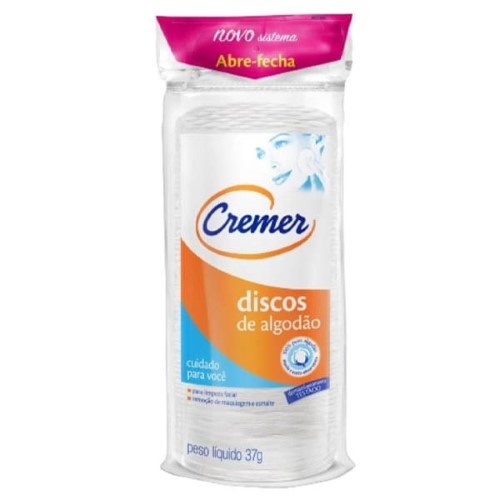 Algodão em Disco Cremer com 37g