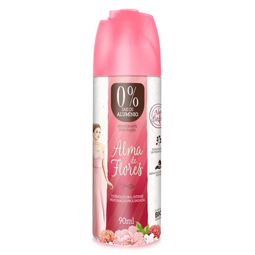 Desodorante Alma De Flores 90ml Spray Floral Intense