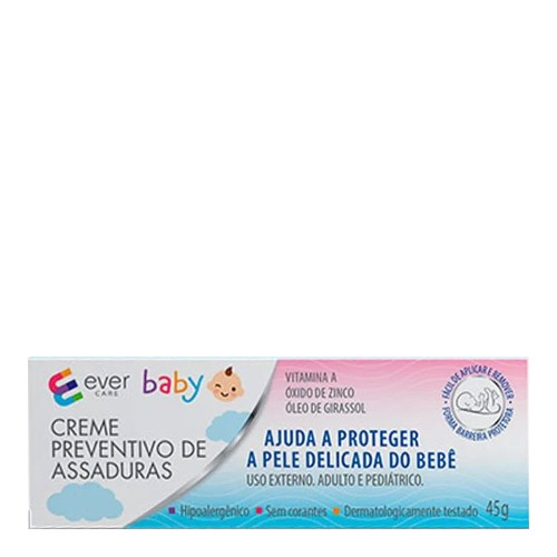 Creme Preventivo de Assaduras Ever Care 45g