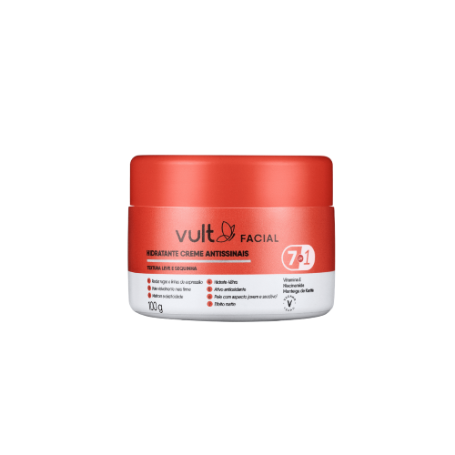 Hidratante Creme Antissinais Vult Facial 100g