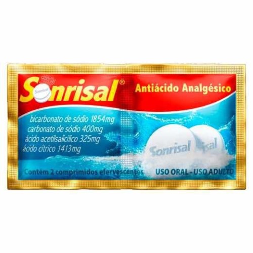 Sonrisal Sem Sabor Com 2 Comprimidos Efervescentes