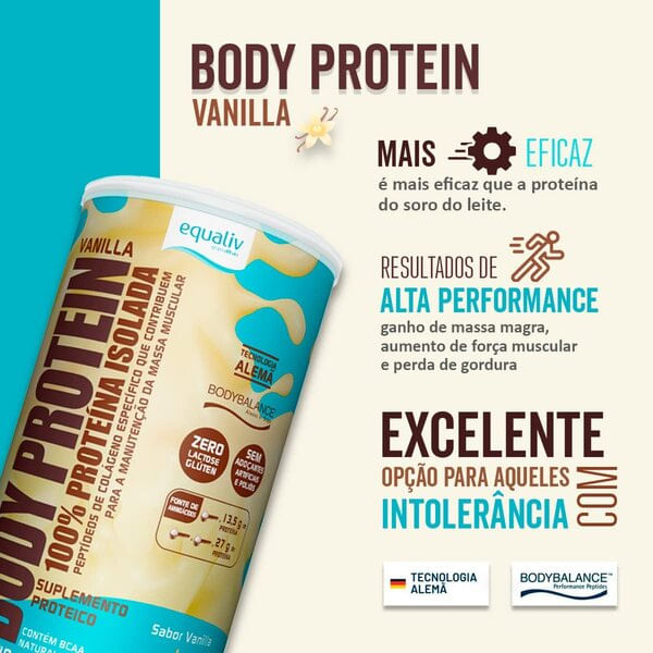 Equaliv Body Protein Sabor Vanilla 440g