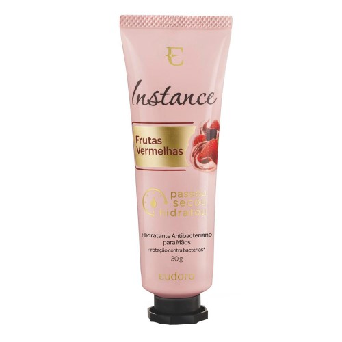 Hidratante para Mãos Instance Antibacteriano Frutas Vermelhas 30g