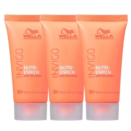 Wella Professionals Invigo Nutri-Enrich Kit com Três Máscaras Condicionadoras Travel Size