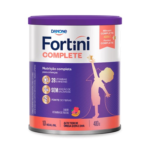 Nutrição Completa Infantil Fortini Complete Vitamina De Frutas 400g