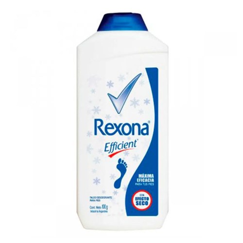 Talco Antitranspirante para pés Rexona Efficient