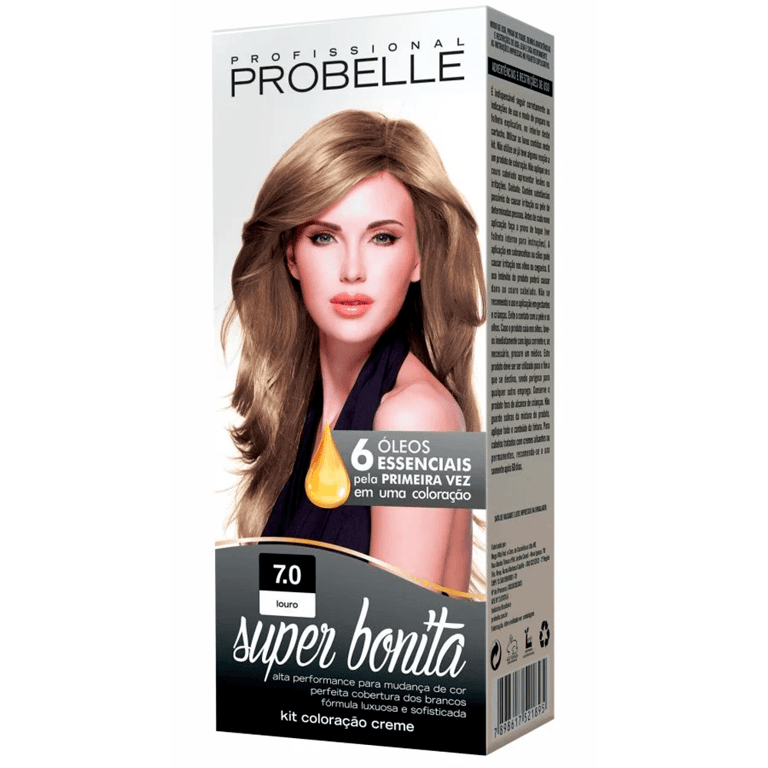 Tintura Probelle Super Bonita Louro 7.0 50g