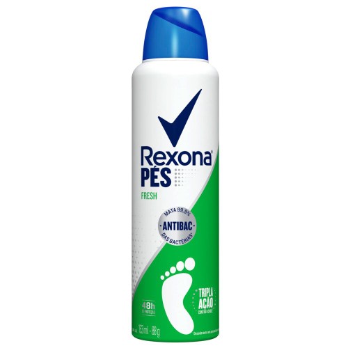 Desodorante para os pés Rexona Efficient Antibacterial 24h Aerosol com 153ml