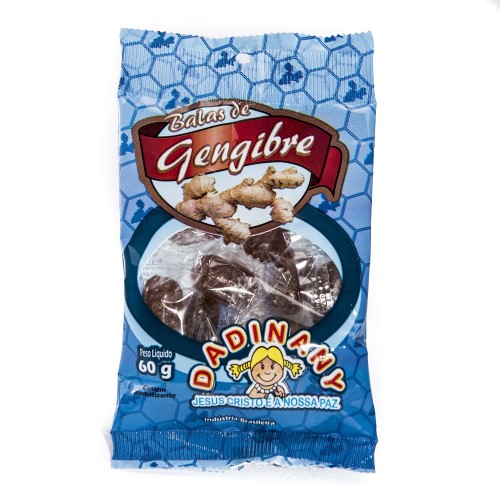 Bala Tuquinha Gengibre Dadinany 60g