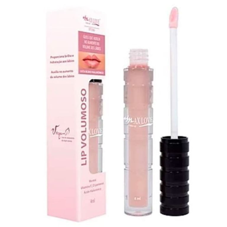 Lip Volumoso 04  Rosa Claro - Gloss Labial 4ml