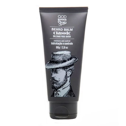 Bálsamo para Barba Clássico QOD Barber Shop Hidratação e Controle com 80g