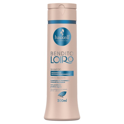 Shampoo Haskell Bendito Loiro Cabelos Descoloridos 300ml