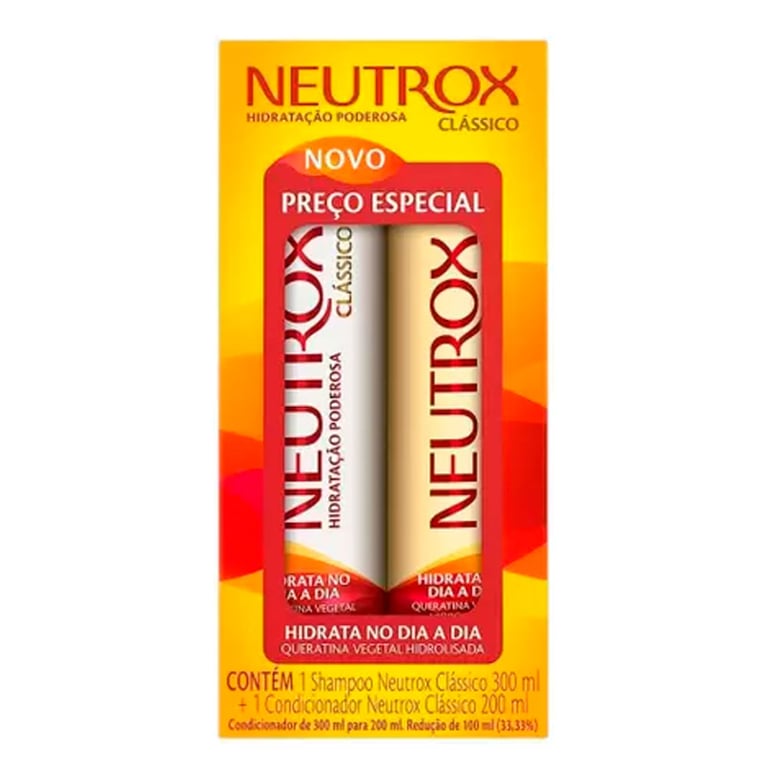 Kit Neutrox Clássico Shampoo com 300ml + Condicionador com 200ml