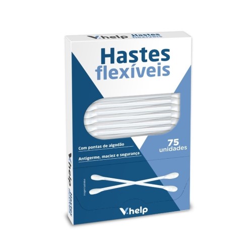 Hastes Flexíveis V.Help 75 Unidades