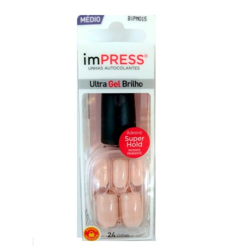 Unhas de Gel Médias Autocolantes imPRESS - Halo