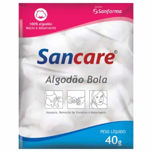 Algodão Sancare Bolas C/40G