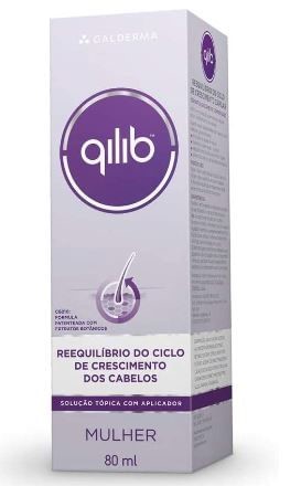 Qilib Mulher Galderma Solução Tópica para Crescimento dos Cabelos Spray 80ml