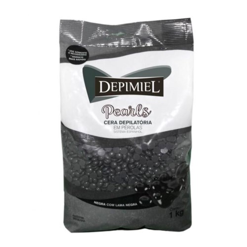 Cera Quente Depimiel Lama Negra 1Kg