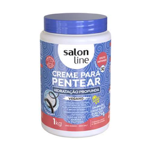 Creme Para Pentear Salon Line Hidratação Profunda 1kg