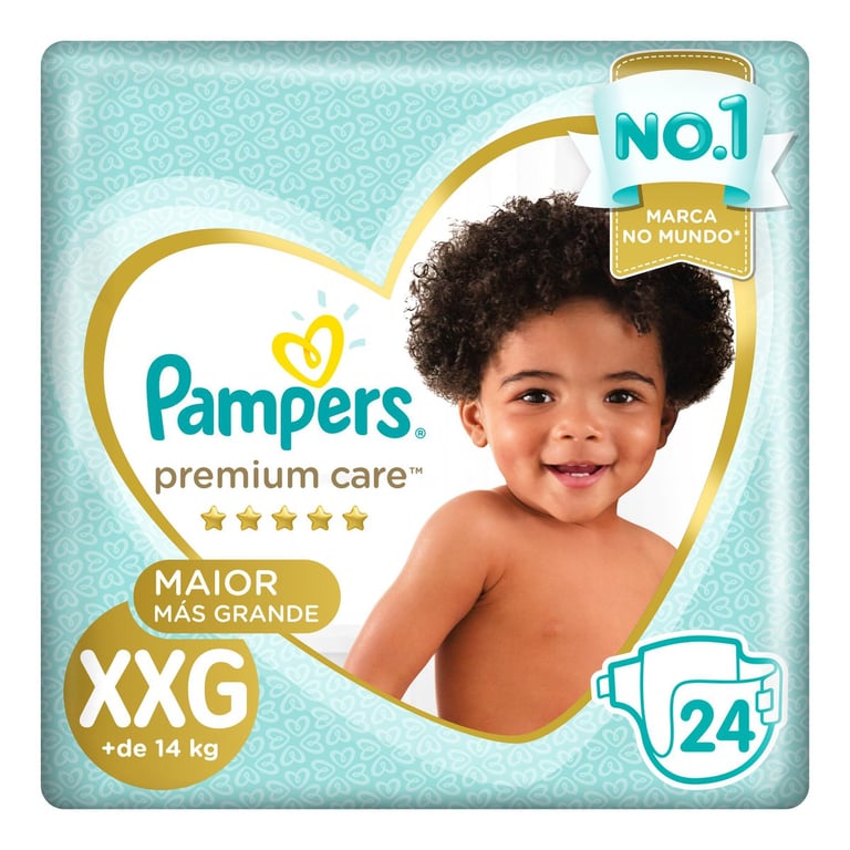 Fralda Descartável Pampers Premium Care XXG 32 Unidades