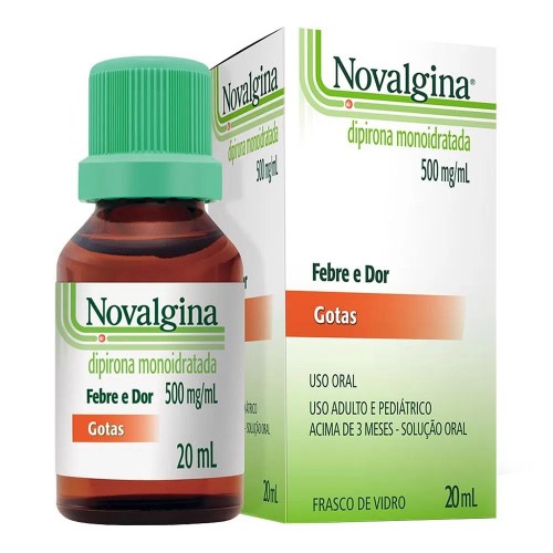 Novalgina infantil Gotas 500mg/ml com 20ml