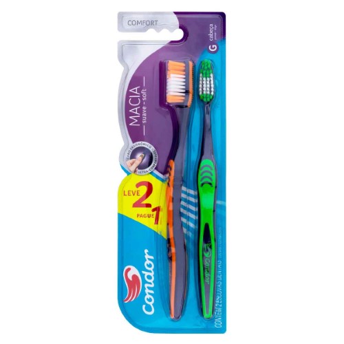 Escova Dental Condor Comfort Leve 2 Pague 1