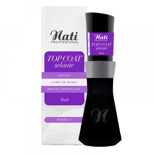 Esmalte Nati Gel Top Coat Selante 8ml