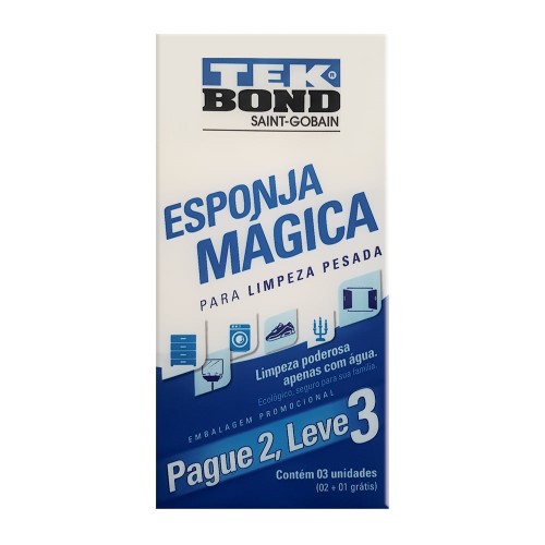 Esponja Mágica TekBond Leve 3 Pague 2